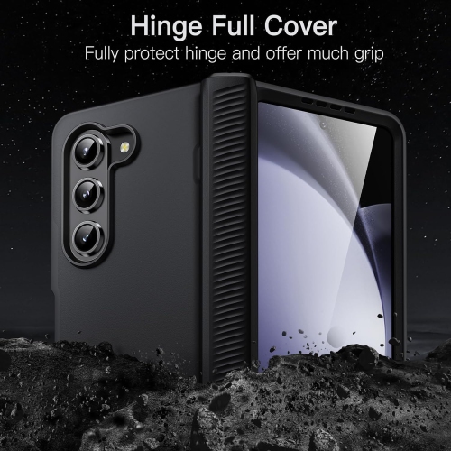 Étui pour Samsung Galaxy Z Fold 5 2023 avec protection à charnière, protection robuste et robuste pour téléphone PC,