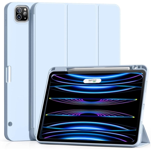 UNKNOWN  Case for Ipad Pro 12.9 6Th Generation 2022 / 5Th Gen 2021/ 4Th Gen 2020 With Built-In Pencil Holder, Auto