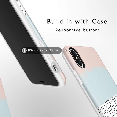 iPhone X & iPhone Xs Case for Girls, Akna Sili-Tastic Series High Impact Silicon Cover with Ultra Full HD Graphics