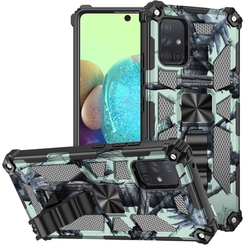 UNKNOWN  Samsung Galaxy A51 5G Rugged Outdoor Camo Protective Case With Stand, Dual Layer Hard PC + Tpu Cover Compatible