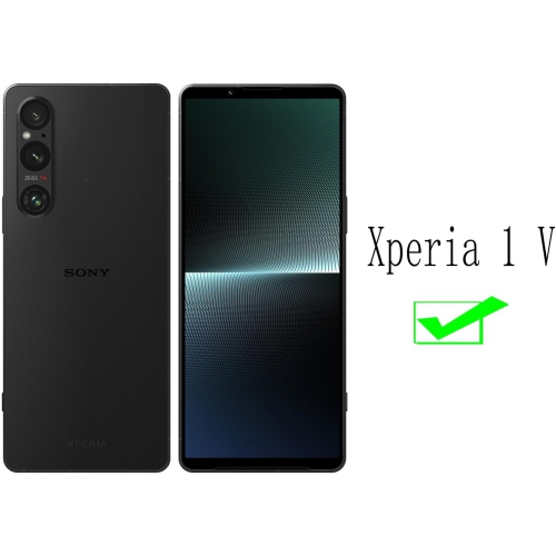 for Xperia 1 V Wallet case flip Case PU Leather Folio Phone Cover