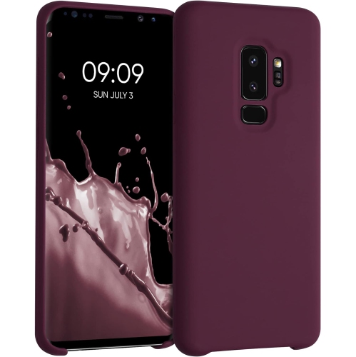 Case Compatible with Samsung Galaxy S9 Plus Case - TPU Silicone Phone Cover with Soft Finish - Magenta Purple