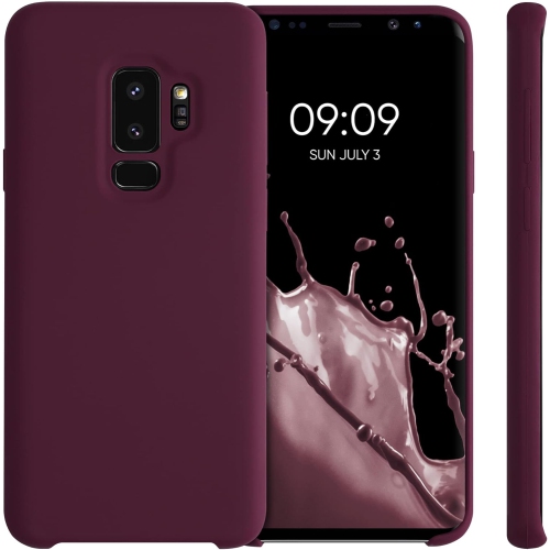 Case Compatible with Samsung Galaxy S9 Plus Case - TPU Silicone Phone Cover with Soft Finish - Magenta Purple