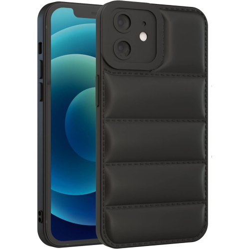 Puffer Jacket Coat Design Soft Shockproof Case Cover for Apple iPhone 12