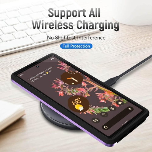 Case for Pixel 6,Hard Back & Soft TPU Dual Layer for Pixel 6 Case,Slim Cover Design,Anti-Scratch Phone Case,Full Body