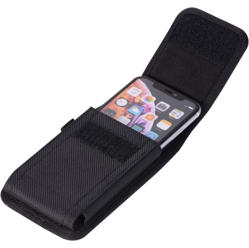 Nylon Cell Phone Holster Pouch Belt Case Holder for Samsung Galaxy S23 Plus S22+ S21 FE S20 FE S10 Plus A53 A52 5G A33