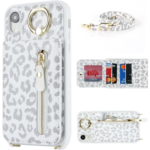 iPhone XR Case for Women with Card Holder,iPhone XR Phone Case with Strap,iPhone XR Crossbody Lanyard Cases