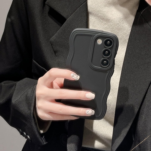 Wave Frame Case for Samsung Galaxy A54 5G Phone Case,Cute Wave Frame Slim Fit Shockproof Phone Bumper Cover Soft