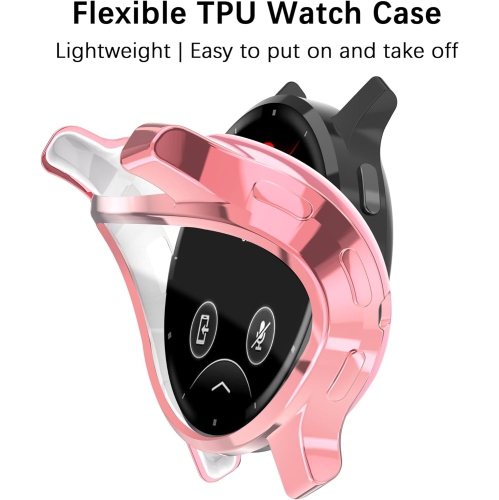 6 Pack Watch Screen Protector for Garmin Venu3 45mm, Soft TPU Case Full Protective Cover Flexible Bumper for Garmin