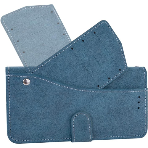 Compatible with LG Q6/Q6 Plus/Q6 Mini Wallet Case and Tempered Glass Screen Protector Flip Cover Credit Card