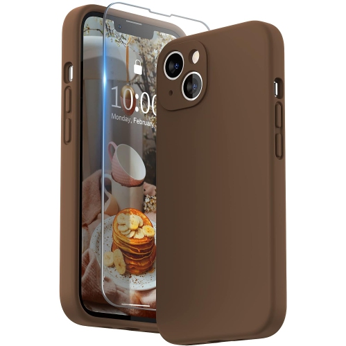 Conçu pour l'étui iPhone 13 Mini avec protecteur d'écran, liquide