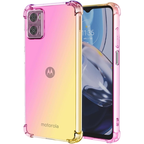 UNKNOWN  for Motorola E22 Case, Moto E22I Case, Clear Cute Gradient Phone Case Slim Anti Scratch Flexible Tpu Cover