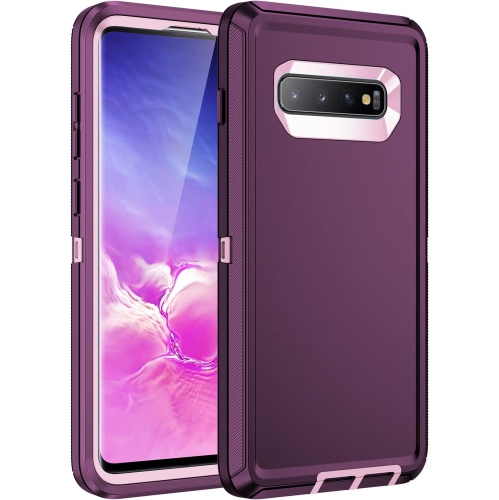 for Galaxy S10 Case,Shockproof 3-Layer Full Body Protection [Without Screen Protector] Rugged Heavy Duty High