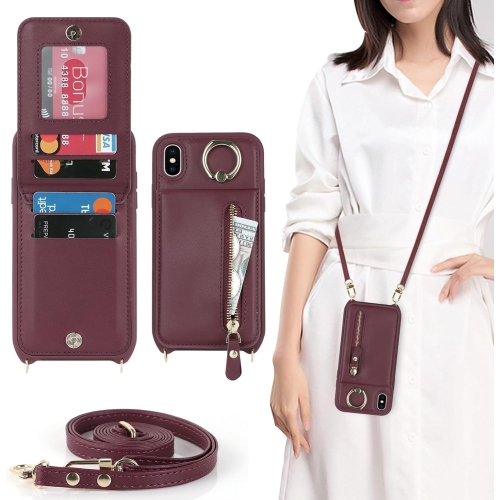 iPhone Xs Max Case for Women with Card Holder,iPhone Xs Max Phone Case with Strap,iPhone Xs Max Crossbody