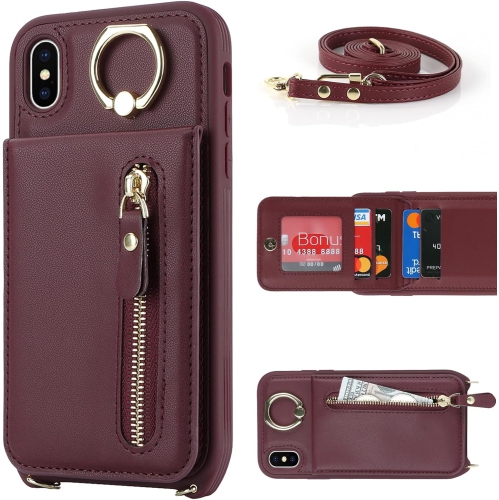 iPhone Xs Max Case for Women with Card Holder,iPhone Xs Max Phone Case with Strap,iPhone Xs Max Crossbody