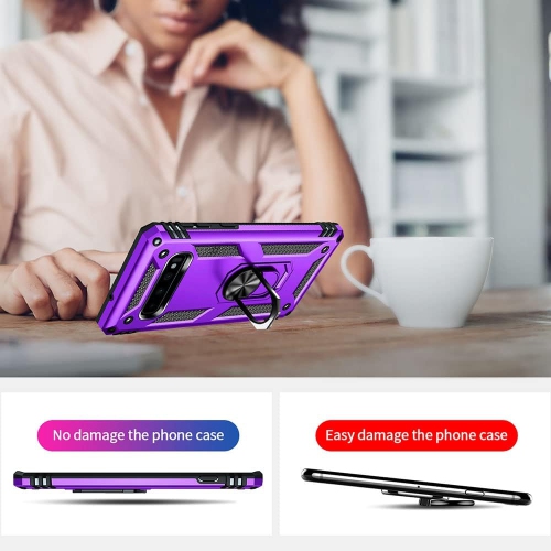 for Samsung Galaxy S10 Case, Galaxy S10 Case, [Military Grade 16ft. Drop Tested] Ring Shockproof Protective Phone Case