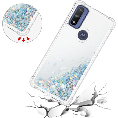Moto G Power 2022 Case/Motorola Moto G Purre Case Glitter Liquid Cute Clear Flowing Quicksand TPU Case