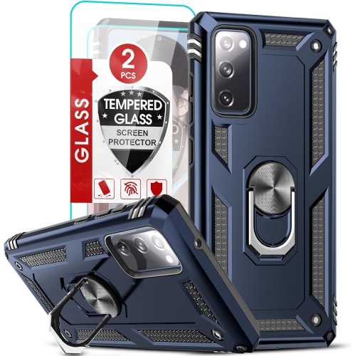for Samsung S20-FE 5G-Case, S20 FE Case with 2 PCS Screen Protector, Heavy Duty Samsung S20Fe Case Build