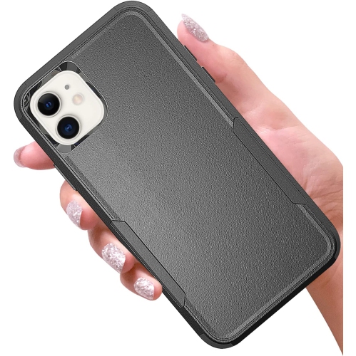iPhone 11 Case, Soft TPU and Hard PC 3 in 1 Three-Proof Phone Case,Simple and Stylish Shockprooof Heavy Duty Armor