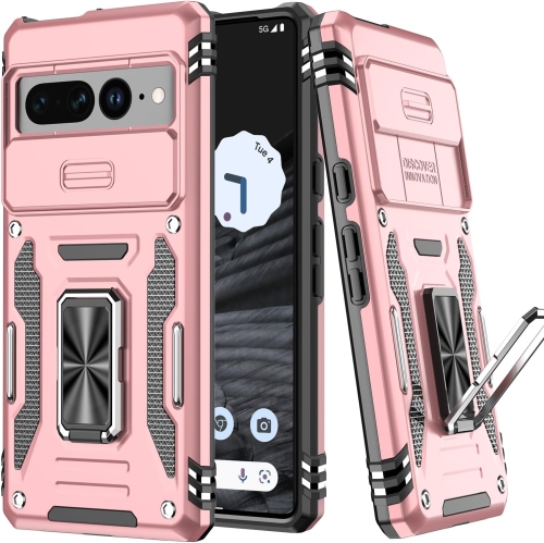 UNKNOWN  Designed for Google Pixel 7 Pro Case With Camera Cover, Military Grade Heavy Duty Pixel 7 Pro Cover Pass 16Ft Drop