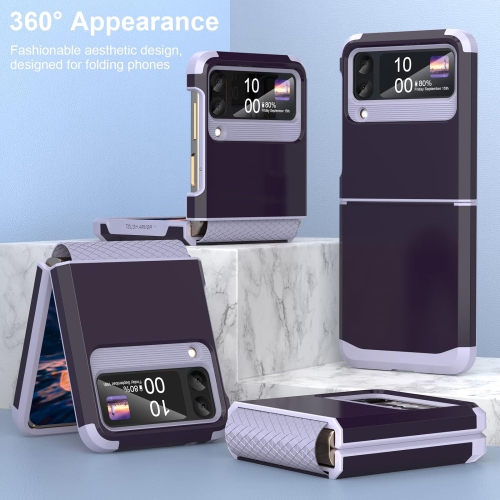 Designed for Galaxy Z Flip 3 Case with Hinge Protection,Samsung Flip 3 Heavy Duty Shockproof Full Body Protective Phone