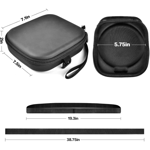 Portable CD Player Case for Personal Disc Player, Travel Carrying Stoarge Holder for Earphone and USB Cable