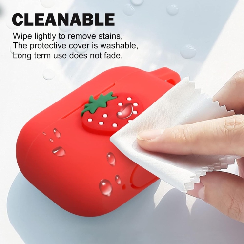 for Airpods Pro 2 Case, Cute 3D Cartoon Kawaii Fashion AirPod Pro 2 Soft Silicone Case Funny Cover