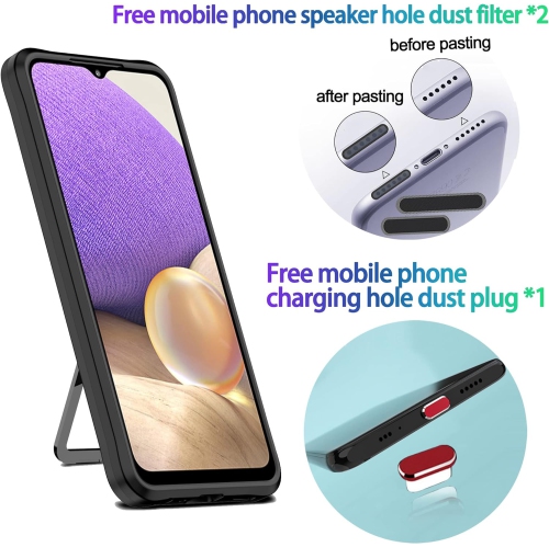 Compatible Samsung Galaxy S20 Plus/S20+ Heavy Duty Military Grade Shockproof Kickstand Case Double Protection