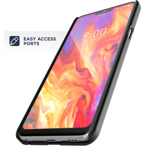 LG G7 /LG G7 ThinQ Case with Belt Clip - Slim Fit Holster Shell Combo w/ Rubberized Grip (Smooth