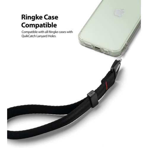 Lanyard Hand Strap for Cell Phone Cases, Cameras, Keys Adjustable Wristlet Wrist Strap - Black