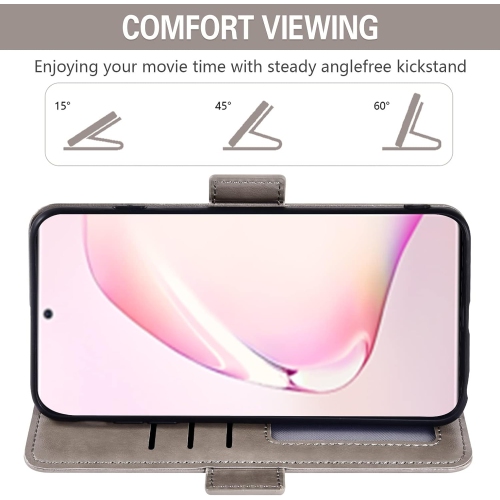 Compatible avec l'étui portefeuille pour Galaxy Note 10 Lite de Samsung et le porte-carte en verre trempé à rabat