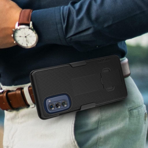 Pince de ceinture pour étui avec béquille pour Moto G Stylus 5G 2022 noir