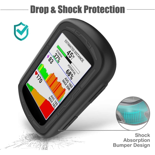 Case for Garmin Edge 540/Garmin Edge 840/Edge 840 Solar/Edge 540 Solar, Shock-Absorption Scratch Resistant