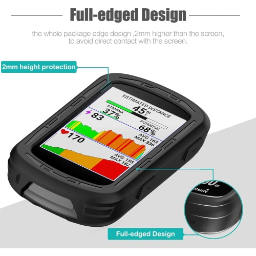 Case for Garmin Edge 540/Garmin Edge 840/Edge 840 Solar/Edge 540 Solar, Shock-Absorption Scratch Resistant