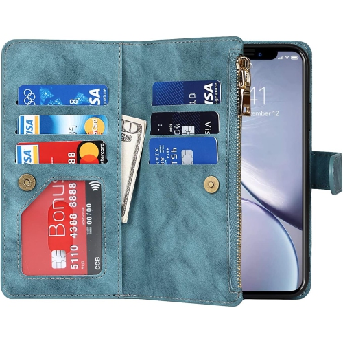 etui Coque iPhone Xr Case Wallet,iPhone Xr Wallet Case,iPhone Xr Phone Case,iPhone Xr Crossbody Case