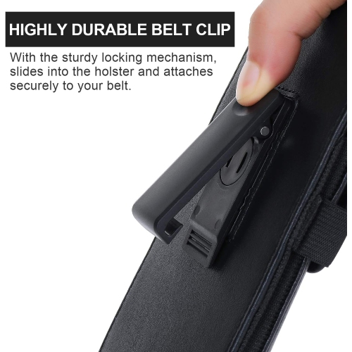 Phone Holster for Apple iPhone 14 Pro Max 13 Pro Max 12 Pro Max 11 Pro Max Xs Max Leather Belt Case,360 Rotating