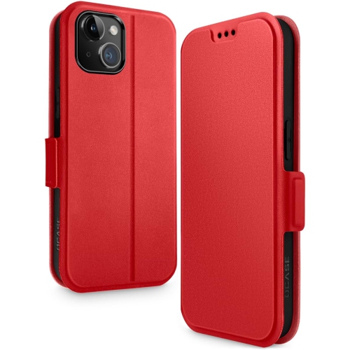 iPhone 15 Case Wallet, Slim PU Leather iPhone 15 Phone case【Card Holder】【Kickstand】【RFID Blocking】【TPU Inner