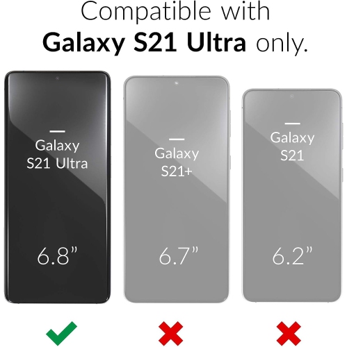 Dual Guard for Galaxy S21 Ultra Case, Shockproof Protection Dual Layer Case for Samsung Galaxy S21 Ultra, S21