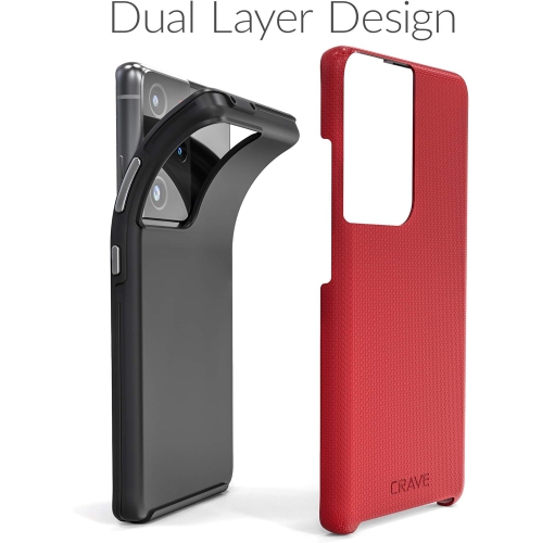 Dual Guard for Galaxy S21 Ultra Case, Shockproof Protection Dual Layer Case for Samsung Galaxy S21 Ultra, S21