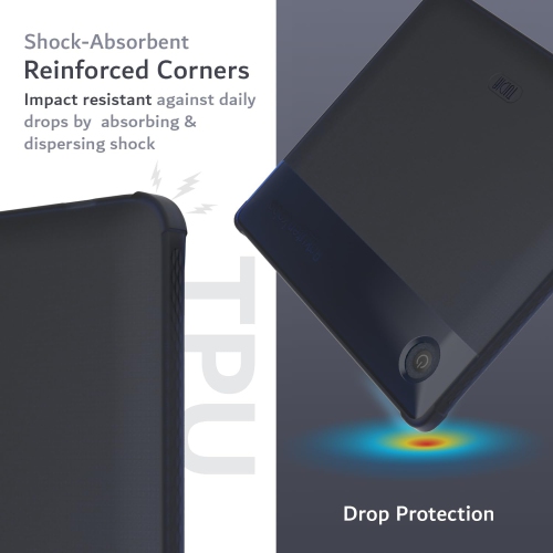 SKN Designed for Kobo Libra 2 Case 7" Cover, [Reinforced Corners] Shockproof Slim Anti-Yellowing Silicone Gel