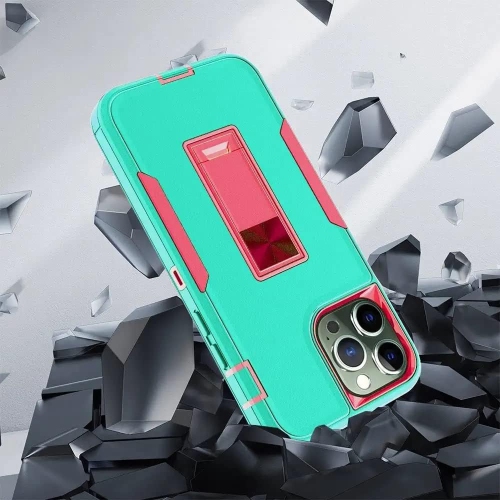 Designed for iPhone 13 Pro Max Case with Stand, Military-Grade Drop Protection, Compatible with Magnetic Car