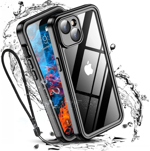 UNKNOWN  Waterproof Case for Iphone 14 Plus, Full Body Heavy Duty Protection Full Sealed Cover Shockproof Dustproof