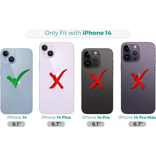 - iPhone 14 Case, iPhone 14 Hard Case [6.1"] - Cow Skin Blue Pattern Design Printed Slim Plastic Hard Snap