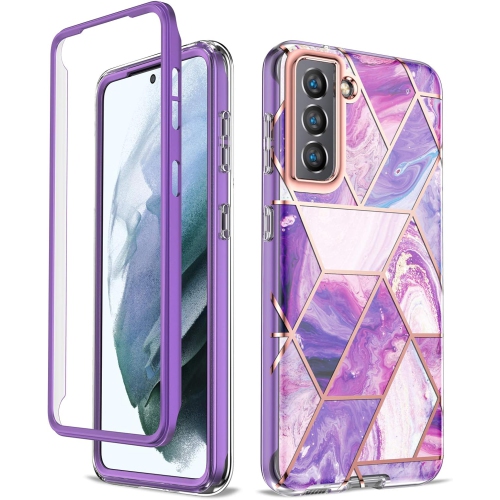 Étui téléphone Galaxy S21 plus S21+ 5G Cell Cover hybride luxe cute Marble antichoc Full Body de Samsung