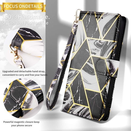 Compatible with Samsung Galaxy A23 5G/4G Wallet Case and Tempered Glass Screen Protector Leather Flip Card