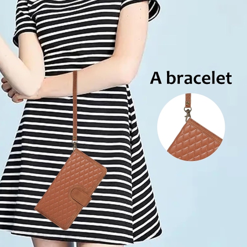 Phone Case for Samsung Galaxy S22 Ultra 5G Wallet Cover With Tempered Glass Screen Protector and Crossbody