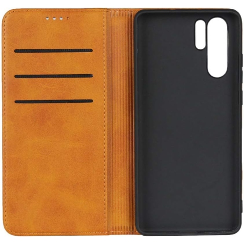 for Huawei P30 Pro Case,Cowhide Pattern Leather Magnetic Book Wallet Case Stand Holder Flip Cover with Card