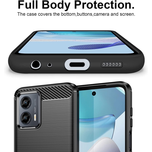 Étui pour&nbsp;Moto&nbsp;G&nbsp;5G&nbsp;2023 de Motorola avec protecteur d'écran, résistant aux chocs et protecteur intégral