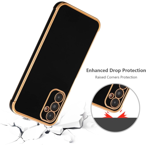 for Samsung Galaxy A14 5G Case Luxury Plating Case Cover Slim Lightweight Glossy Bling Phone Case Soft TPU