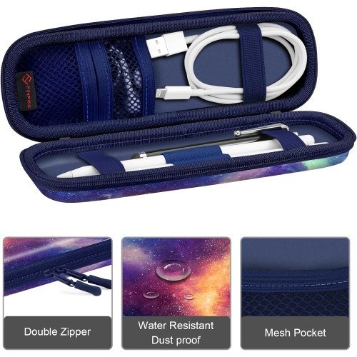 Holder Case for Apple Pencil & Apple Pencil (1st / 2nd Generation), PU Leather Protective Carrying Bag